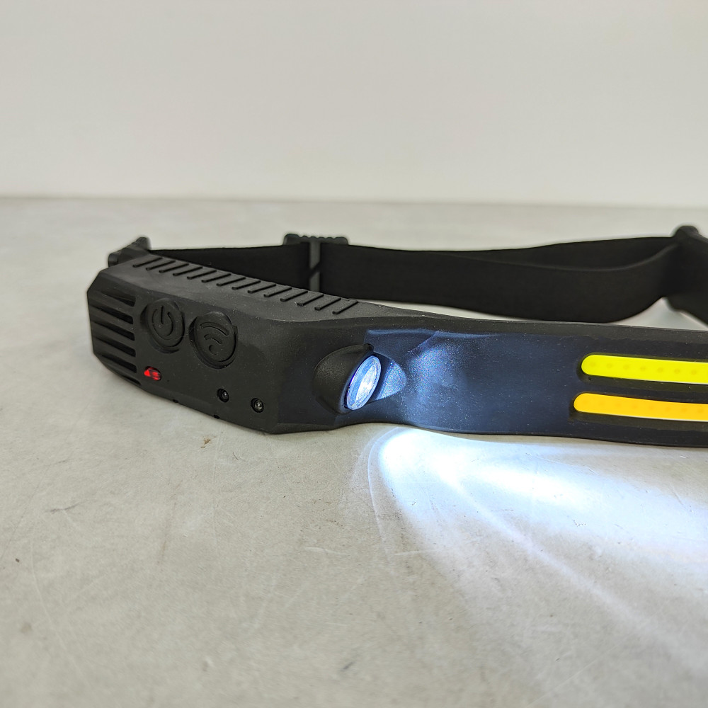 Фонарь налобный  3 led аккумулятор 4 режима usb Baizheng