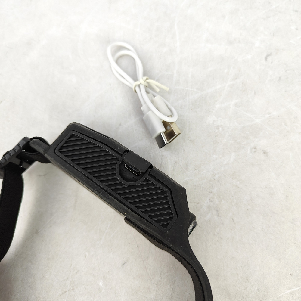 Фонарь налобный  3 led аккумулятор 4 режима usb Baizheng