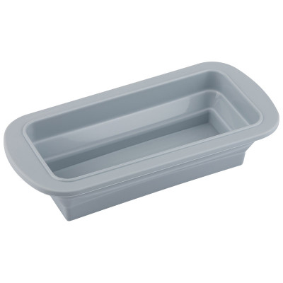 Форма силиконовая для выпечки 27,7*12,8*6,4 см складная прямоуг серый Armonico Mallony