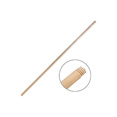 Черенок деревянный 120 см с резьбой 1 сорт D 22 Черенок деревянный 120 см с резьбой 1 сорт D 22