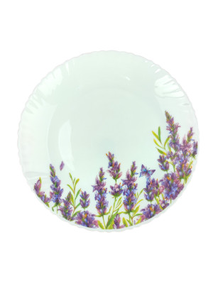 Тарелка стеклокерамическая обеденная 24 см Lavender Коралл