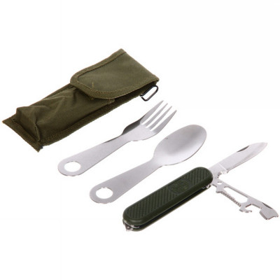 Набор туристический складной 3 в 1 многофункциональный с чехлом YK01