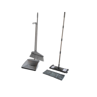 Набор пластиковый для уборки №12 комплект 4 предмета Графит Baizheng