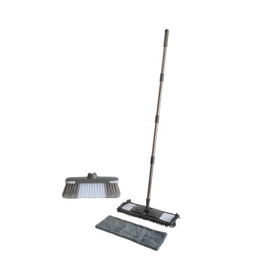 Набор пластиковый для уборки №15 комплект 4 предмета Графит Baizheng