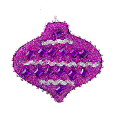 Украшение елочное пластик в ассортименте Атмикс