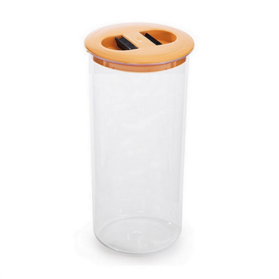 Емкость пластиковая для сыпучих продуктов 1,4 л круглая Полимербыт