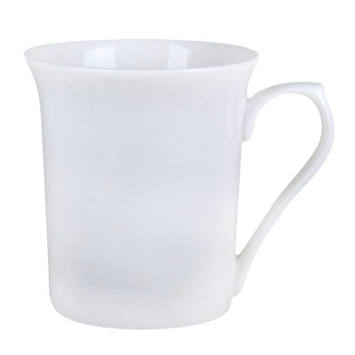 Кружка фарфоровая 240 мл белый Barista Коралл