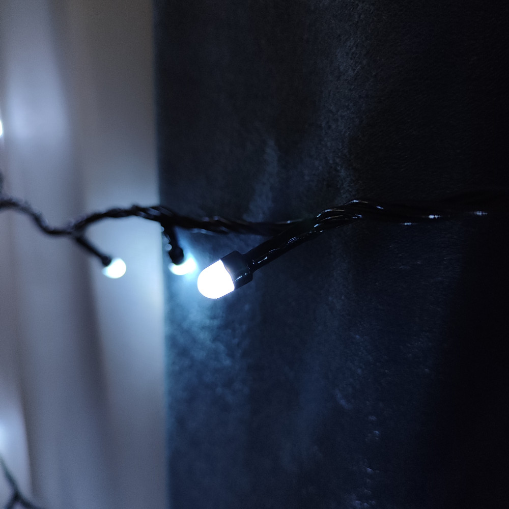 Гирлянда светодиодная 10 м 200 Led нить Лампочки  XHP-15-B Fex