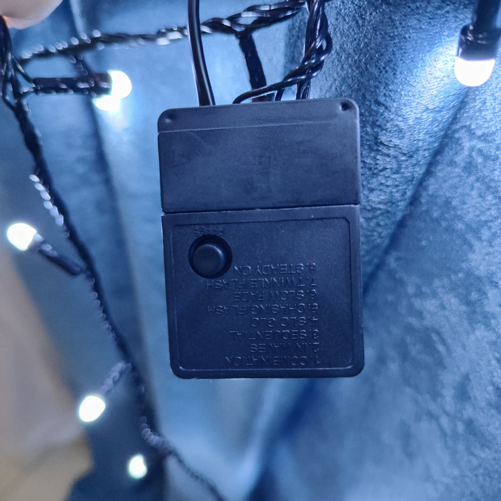 Гирлянда светодиодная 10 м 200 Led нить Лампочки  XHP-15-B Fex