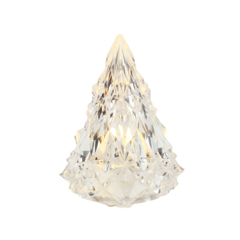 Сувенир новогодний светодиодный 8 см Кристальная елочка NP-3027 Fex