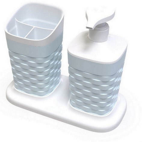 Набор пластиковый для ванной 3 предмета 200х100х175 мм ассорти Reef Полимербыт