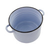 Мини изображение Кастрюля эмалированная 8 л пласт кнопка серо-голубой Стальэмаль
