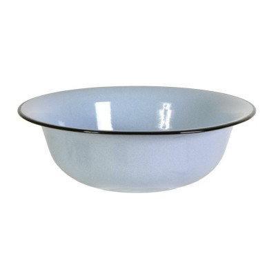 Миска эмалированная 2 л серо-голубой Стальэмаль