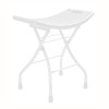 Мини фото Стул металлический в ванну 520*310*490 мм складной белый Nika