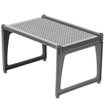 Подставка пластиковая 300х195х175 мм на пластиковых ножках серый Лофт Violet