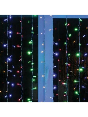 Гирлянда светодиодная 3*3 м 480 Led занавес мультиколор Baizheng Гирлянда светодиодная 3*3 м 480 Led занавес мультиколор Baizheng