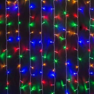 Гирлянда светодиодная 3*2 м 320 Led сетка мультиколор Fex