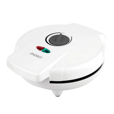 Вафельница 1200 Вт вафля круг d-20 см антипригар конус для рожка индикатор белый EN-224 Energy