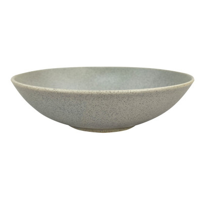 Тарелка керамическая суповая 21 см 800 мл серый мрамор Alfa Мфк