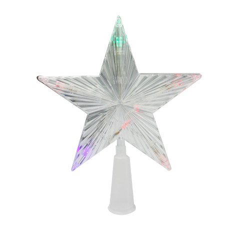 Звезда на елку светодиодная 14 см разноцветный NP-3316 Fex