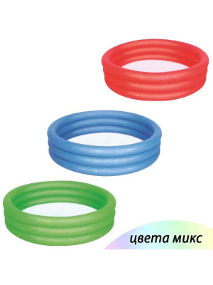 Бассейн надувной 183*33 см 480 л микс BestWay