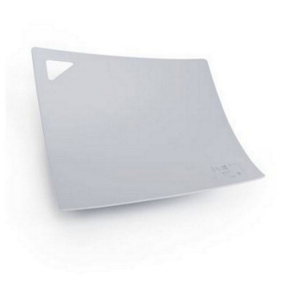 Доска пластиковая разделочная 24,8х17,5х0,2 см гибкая серый Альтернатива