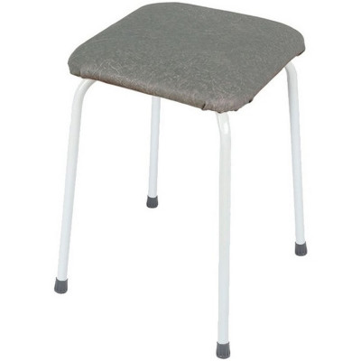 Табурет металлический 460х460х470 мм 150 кг квадратный серый Пенёк легкий ЗМИ Табурет металлический 460х460х470 мм 150 кг квадратный серый Пенёк легкий ЗМИ