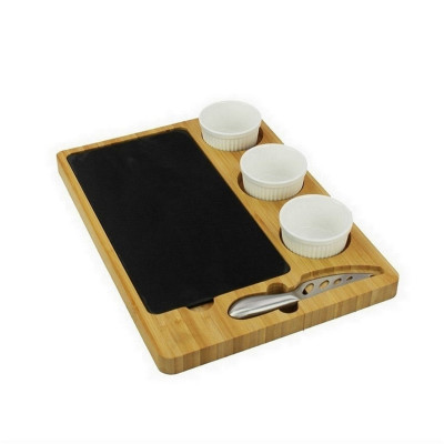 Блюдо деревянное 340х240х50 мм для сыра бамбук доска камен плато нож соусницы BD-YB34 Baizheng Блюдо деревянное 340х240х50 мм для сыра бамбук доска камен плато нож соусницы BD-YB34 Baizheng