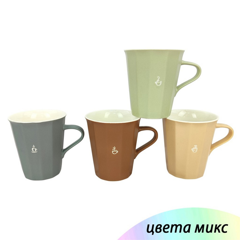 Кружка керамическая 300 мл микс Coffee Baizheng