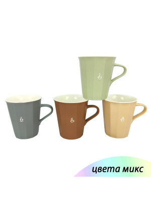Кружка керамическая 300 мл микс Coffee Baizheng