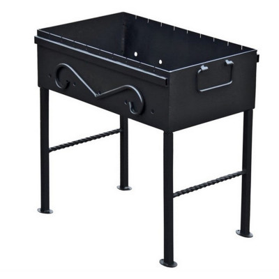 Мангал нерж сталь 55*35*22 см толщина металла 2 мм Пикничок