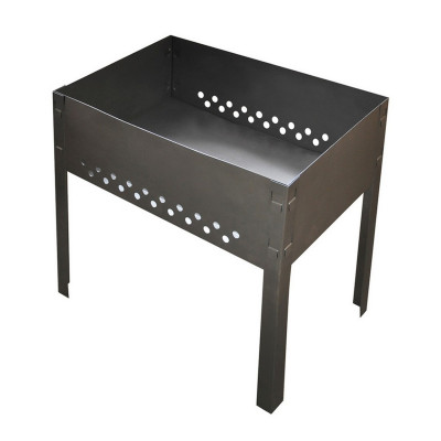 Мангал нерж сталь 35*24*35 см толщина металла 0,4 мм Отдых МНГ35 Лесниково