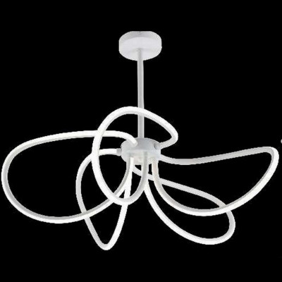 Люстра светодиодная 5 плафонов 71*71*56 см 110Вт 9900LM 35м2 3 цвета пульт белый Baizheng Люстра светодиодная 5 плафонов 71*71*56 см 110Вт 9900LM 35м2 3 цвета пульт белый Baizheng