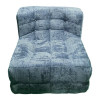 Мини изображение Кресло бескаркасное 90*80*73 см ППУ 30D текстиль серо-голубой Baizheng