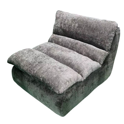 Кресло бескаркасное 95*85*73 см ППУ 30D текстиль коричневый Baizheng