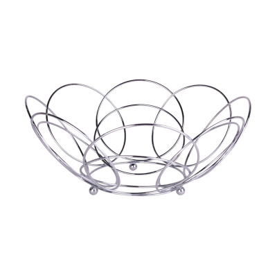 Корзина металлическая для фруктов 27,5*27,5*12 см стальной Коралл