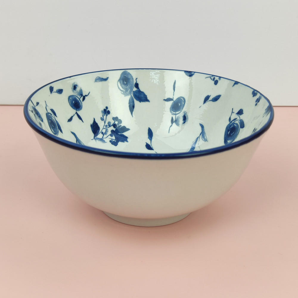 Бульонница фарфоровая 15 см 600 мл Blue calico Коралл