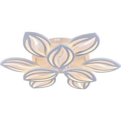 Люстра светодиодная 9 плафонов 72,5*12 см 180Вт 8100LM 60м2 пульт пластик белый Baizheng Люстра светодиодная 9 плафонов 72,5*12 см 180Вт 8100LM 60м2 пульт пластик белый Baizheng