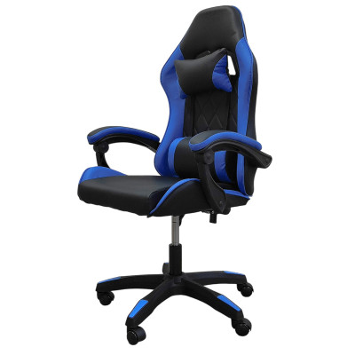 Кресло компьютерное игровое 124*64*50 см до 150 кг черно-синий Baizheng Кресло компьютерное игровое 124*64*50 см до 150 кг черно-синий Baizheng
