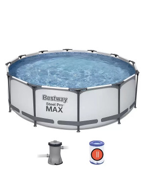 Бассейн каркасный 366*100 см 9150 л фильтр-насос Bestway Бассейн каркасный 366*100 см 9150 л фильтр-насос Bestway