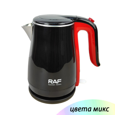 Чайник пластиковый электрический 1,5 л 2 кВт микс R.7845 Raf Чайник пластиковый электрический 1,5 л 2 кВт микс R.7845 Raf