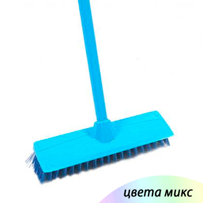 Швабра-щетка пластиковая 102х23 см ворс 4 см в ассортименте Baizheng Швабра-щетка пластиковая 102х23 см ворс 4 см в ассортименте Baizheng