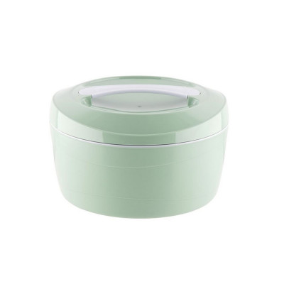 Термоконтейнер пластиковый  0,6 л горло 11 см колба нержавеющая сталь вакуум клапан салатов Mallony