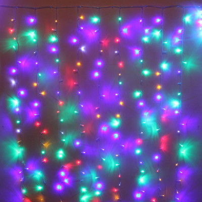 Гирлянда светодиодная 2х3 м 480 led 220 В занавес мультицвет Мерцание Серпантин Гирлянда светодиодная 2х3 м 480 led 220 В занавес мультицвет Мерцание Серпантин