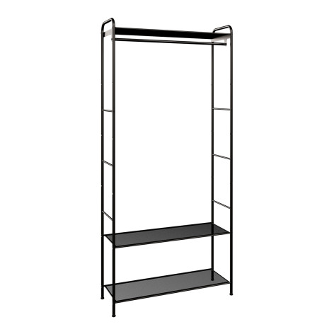 Вешалка металлическая гардеробная 69,5х30х162 см белый Валенсия 22М ЗМИ