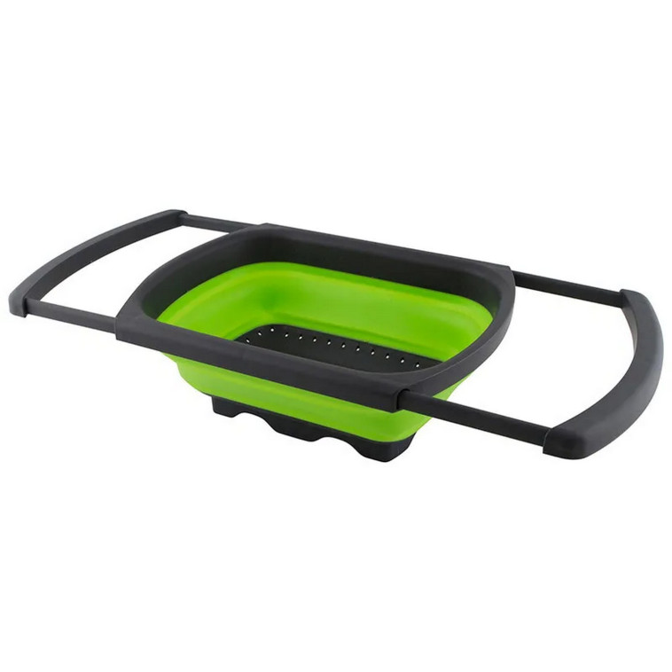 Фото Дуршлаг полипропилен 38,5х25х12 см складной на раковину FRUTTI Mallony