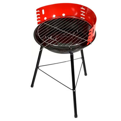 Гриль нерж сталь переносной 33*52 см чаша решетка козырек от ветра CHG-013A Ecos