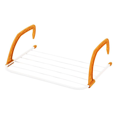 Сушилка металлическая на радиатор для белья 54*34*300 см Рыжий кот