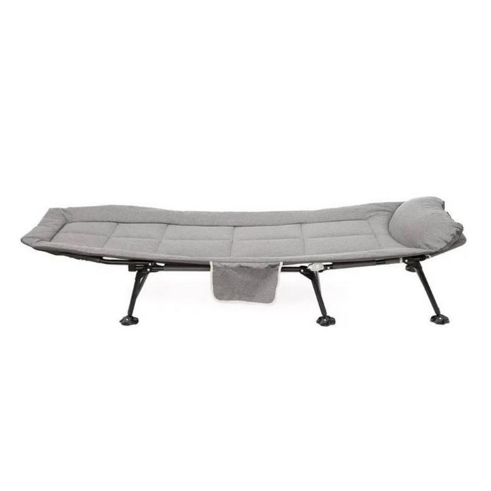 Кровать раскладная походная 190x65x30 см максимальная до 150 кг серый Baizheng