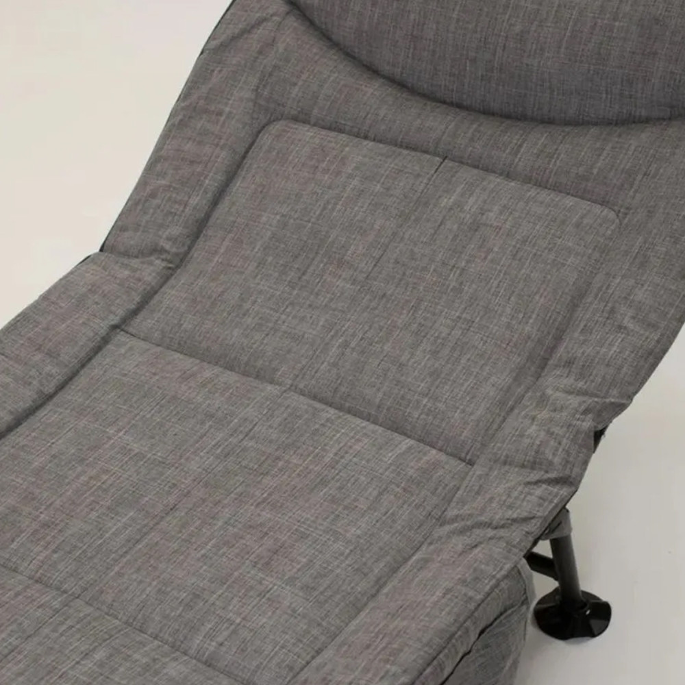 Кровать раскладная походная 190x65x30 см максимальная до 150 кг серый Baizheng